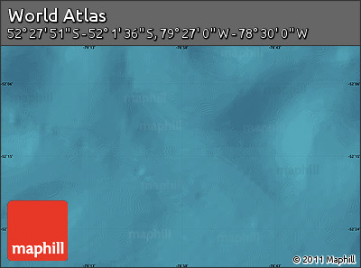 Satellite Map of the Area around 52° 14' 43" S, 78° 58' 29" W