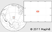 Blank Location Map of the area around 52° 14' 43" S, 7° 34' 30" W