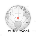 Where is the area around 52° 14' 43" S, 86° 46' 30" E located? Outline Map of the Area around 52° 14' 43" S, 86° 46' 30" E, rectangular outline