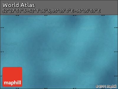 Satellite Map of the Area around 52° 14' 43" S, 96° 7' 30" E