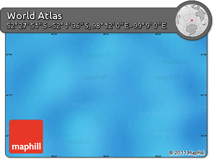 Physical Map of the Area around 52°&nbsp;14'&nbsp;43"&nbsp;S,&nbsp;98°&nbsp;40'&nbsp;30"&nbsp;E