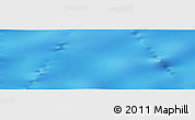 Shaded Relief Panoramic Map of the area around 52° 38' 10" S, 110° 34' 29" E
