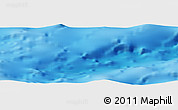 Physical Panoramic Map of the area around 52° 38' 10" S, 11° 58' 29" E