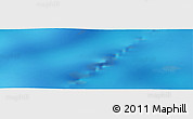 Shaded Relief Panoramic Map of the area around 52° 38' 10" S, 123° 19' 29" E