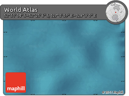 Satellite Map of the Area around 52° 38' 10" S, 127° 34' 30" E