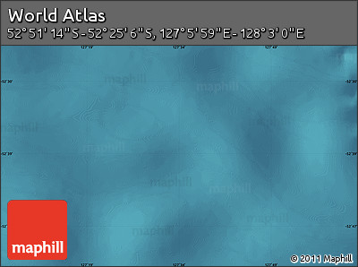 Satellite Map of the Area around 52° 38' 10" S, 127° 34' 30" E