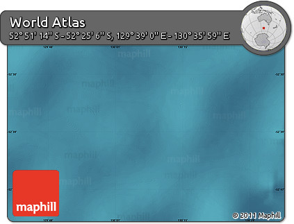 Satellite Map of the Area around 52° 38' 10" S, 130° 7' 30" E