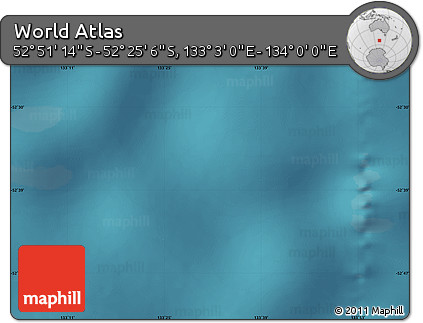 Satellite Map of the Area around 52° 38' 10" S, 133° 31' 30" E