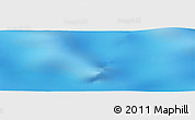 Physical Panoramic Map of the area around 52° 38' 10" S, 136° 4' 29" E