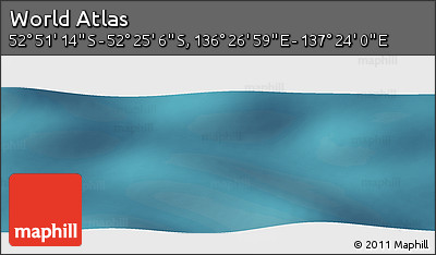 Satellite Panoramic Map of the Area around 52° 38' 10" S, 136° 55' 30" E