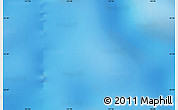 Physical Map of the area around 52° 38' 10" S, 137° 46' 30" E