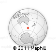 Outline Map of the Area around 52° 38' 10" S, 149° 40' 30" E, rectangular outline