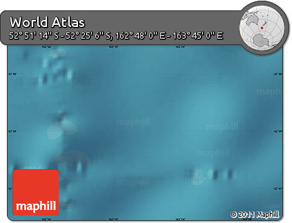 Satellite Map of the Area around 52° 38' 10" S, 163° 16' 30" E