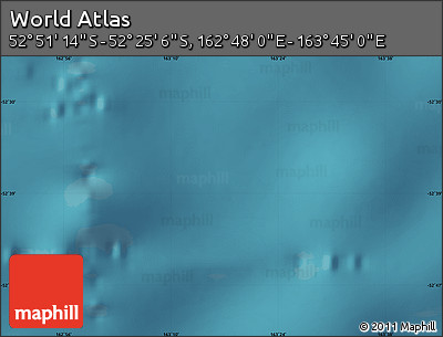 Satellite Map of the Area around 52° 38' 10" S, 163° 16' 30" E