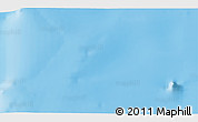 Physical 3D Map of the area around 52° 38' 10" S, 165° 49' 29" E