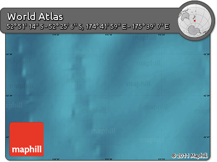 Satellite Map of the Area around 52° 38' 10" S, 175° 10' 30" E