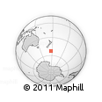 Outline Map of the Area around 52° 38' 10" S, 176° 52' 30" E, rectangular outline