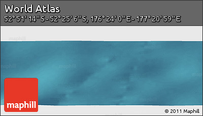 Satellite Panoramic Map of the Area around 52° 38' 10" S, 176° 52' 30" E