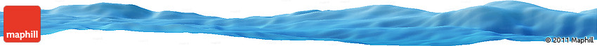 Shaded Relief Horizon Map of the Area around 52° 38' 10" S, 19° 37' 30" E