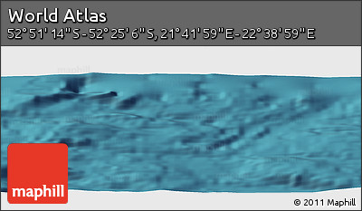 Satellite Panoramic Map of the Area around 52° 38' 10" S, 22° 10' 29" E