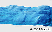 Physical Panoramic Map of the area around 52° 38' 10" S, 27° 16' 29" E
