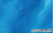 Shaded Relief Map of the area around 52° 38' 10" S, 33° 13' 30" E