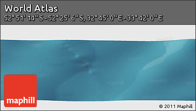 Satellite Panoramic Map of the Area around 52° 38' 10" S, 33° 13' 30" E