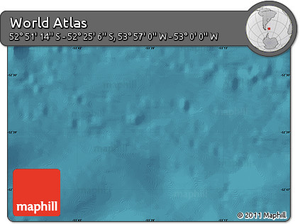 Satellite Map of the Area around 52° 38' 10" S, 53° 28' 30" W