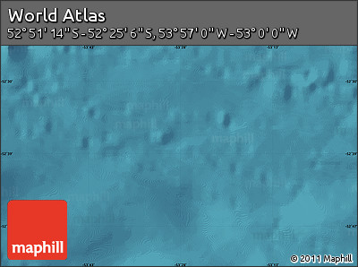 Satellite Map of the Area around 52° 38' 10" S, 53° 28' 30" W