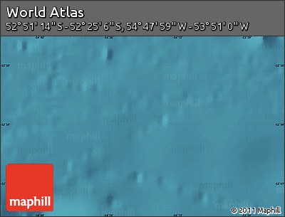 Satellite Map of the Area around 52° 38' 10" S, 54° 19' 30" W