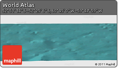 Satellite Panoramic Map of the Area around 52° 38' 10" S, 60° 16' 29" W