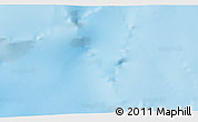 Shaded Relief 3D Map of the area around 52° 38' 10" S, 72° 19' 29" E