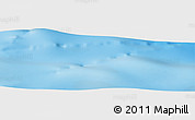 Shaded Relief Panoramic Map of the area around 52° 38' 10" S, 78° 16' 30" E