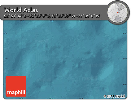 Satellite Map of the Area around 52° 38' 10" S, 78° 7' 30" W