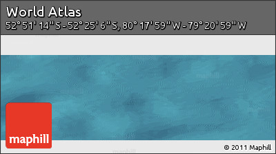 Satellite Panoramic Map of the Area around 52° 38' 10" S, 79° 49' 29" W