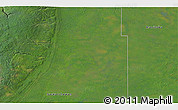 Satellite 3D Map of the area around 53° 17' 0" N, 101° 55' 30" W
