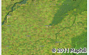 Satellite Map of the area around 53° 17' 0" N, 103° 37' 30" W