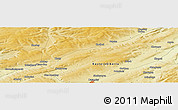 Physical Panoramic Map of Gorkhon