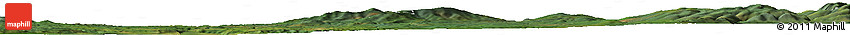 Satellite Horizon Map of the Area around 53° 17' 0" N, 122° 19' 29" W