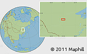 Savanna Style Location Map of the area around 53° 17' 0" N, 131° 49' 29" E