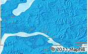 Political Map of the area around 53° 17' 0" N, 140° 19' 29" E