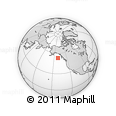 Outline Map of the Area around 53° 17' 0" N, 141° 1' 30" W, rectangular outline