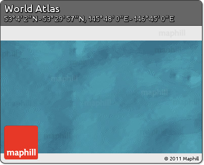 Satellite 3D Map of the Area around 53° 17' 0" N, 146° 16' 30" E