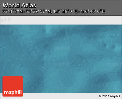 Satellite 3D Map of the Area around 53° 17' 0" N, 146° 16' 30" E