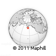 Outline Map of the Area around 53° 17' 0" N, 155° 28' 29" W, rectangular outline