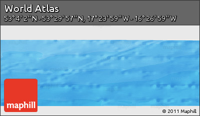 Political Panoramic Map of the Area around 53° 17' 0" N, 16° 55' 29" W
