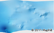 Physical 3D Map of the area around 53° 17' 0" N, 170° 4' 29" E