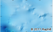 Shaded Relief Map of the area around 53° 17' 0" N, 170° 4' 29" E