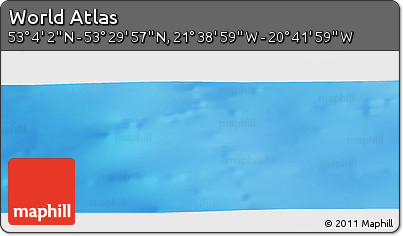 Shaded Relief Panoramic Map of the Area around 53° 17' 0" N, 21° 10' 29" W