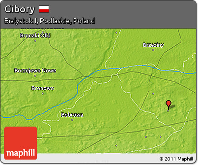 Physical 3D Map of Cibory